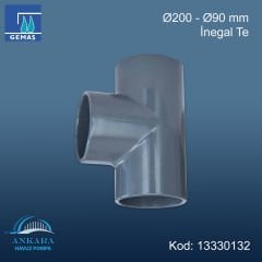 Ø200 - Ø90 mm İnegal Te