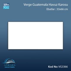 Serapool Verde Guatemala Porselen Karo 33x66 cm  - m²