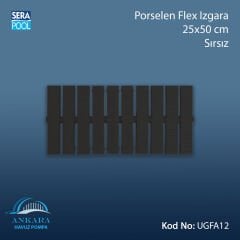 Universal Porselen Flex Izgara - 25x50 cm Antrasit