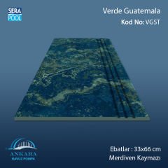 Verde Guatemala 33x66x0,76 cm Merdiven Kaymazı