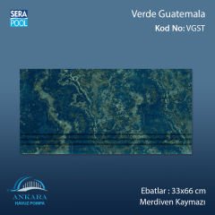 Verde Guatemala 33x66x0,76 cm Merdiven Kaymazı