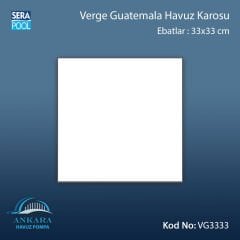 Serapool Verde Guatemala Porselen Karo 33x33 cm - m²