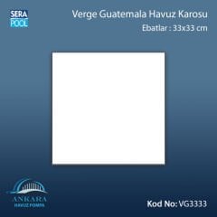 Verde Guatelama (33x33 cm) Porselen Karo - m² 'si