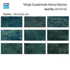 Verde Guatelama (16,5x16,5 cm) Porselen Karo - m² 'si