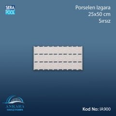 Apache Porselen Izgara - 25x50 cm Sırsız