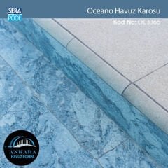 Serapool Oceano Porselen Karo 33x66 cm - m²