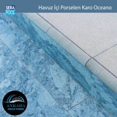 Oceano (33x33 cm) Porselen Karo - m² 'si