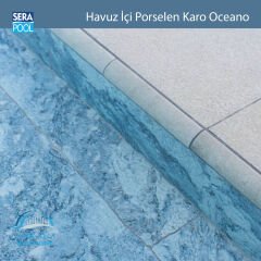 Oceano (10x10 cm / Fileli) Porselen Karo - m² 'si