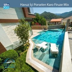 Firuze Mix (33x66x0,76 cm) Porselen Karo - m² 'si