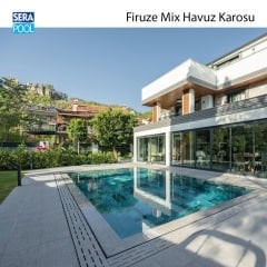 Firuze Mix (16,5x16,5 cm) Porselen Karo - m² 'si