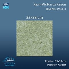 Kaan Mix (33x33 cm) Porselen Karo - m² 'si