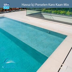 Kaan Mix (10x10 cm / Fileli) Porselen Karo - m² 'si