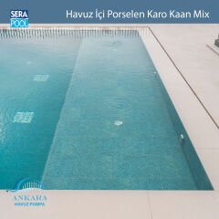 Kaan Mix (10x10 cm / Fileli) Porselen Karo - m² 'si