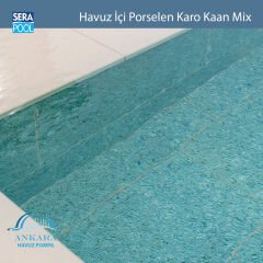 Kaan Mix (10x10 cm / Fileli) Porselen Karo - m² 'si
