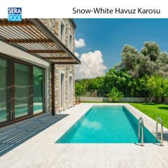 Snow White (16,5x16,5 cm) Porselen Karo - m² 'si