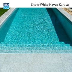 Snow White (5x5 cm / Fileli) Porselen Karo - m² 'si