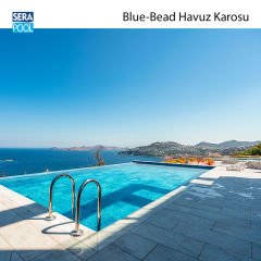 Blue Bead (16,5x16,5 cm) Porselen Karo - m² 'si