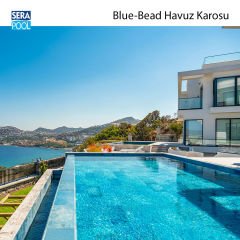 Blue Bead (16,5x16,5 cm) Porselen Karo - m² 'si