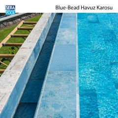 Blue Bead (5x5 cm / Fileli) Porselen Karo - m² 'si