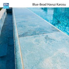 Blue Bead (5x5 cm / Fileli) Porselen Karo - m² 'si