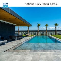 Antique Grey (33x66 cm) Porselen Karo - m² 'si