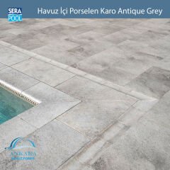 Antique Grey (33x66 cm) Porselen Karo - m² 'si