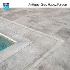 Antique Grey (33x66 cm) Porselen Karo - m² 'si