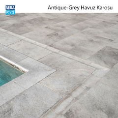 Antique Grey (33x33 cm) Porselen Karo - m² 'si