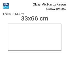 Olcay Mix (33x66 cm) Porselen Karo - m² 'si