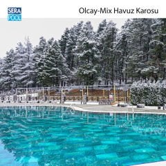 Olcay Mix (10x10 cm / Fileli) Porselen Karo - m² 'si