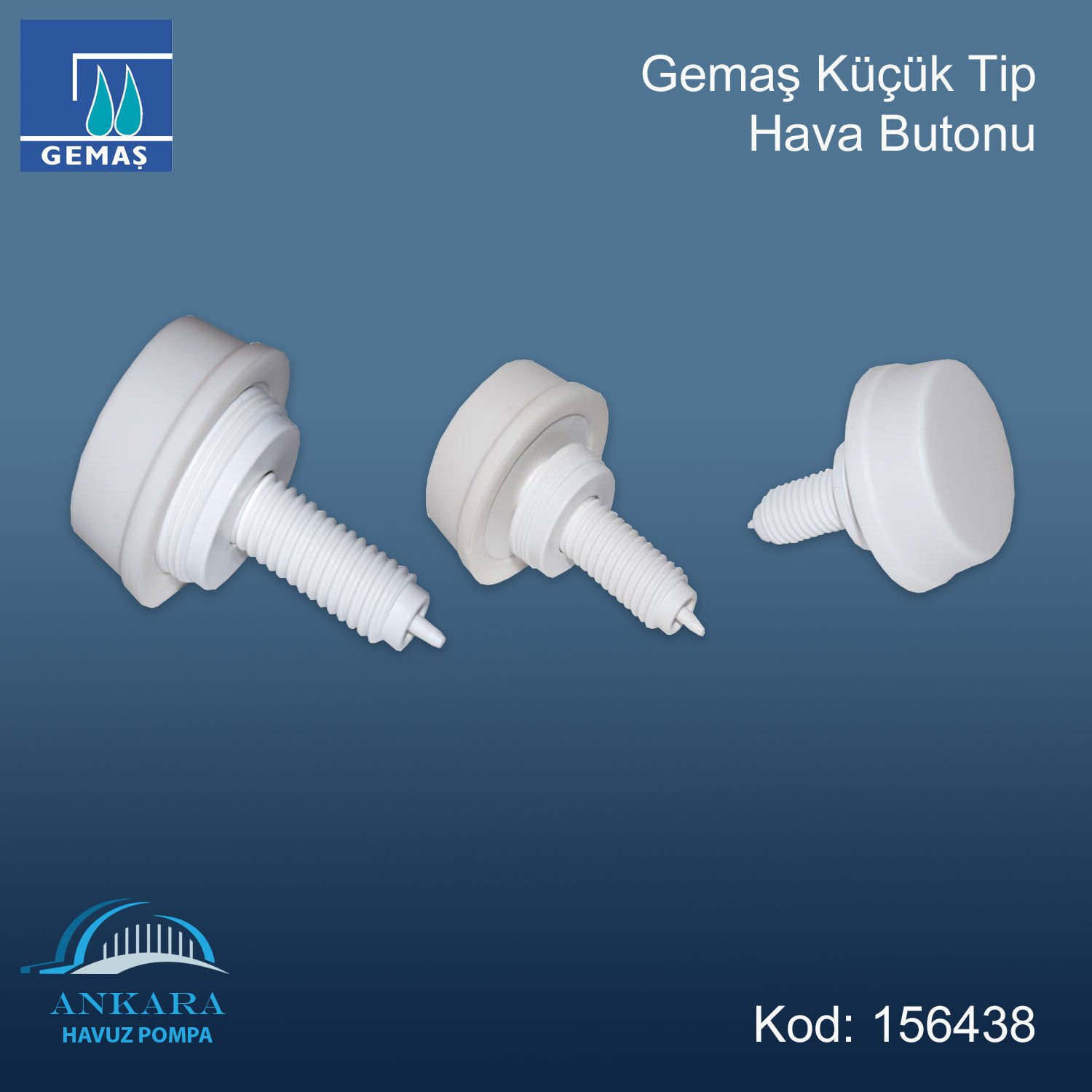 Gemaş Küçük Tip Hava Butonu