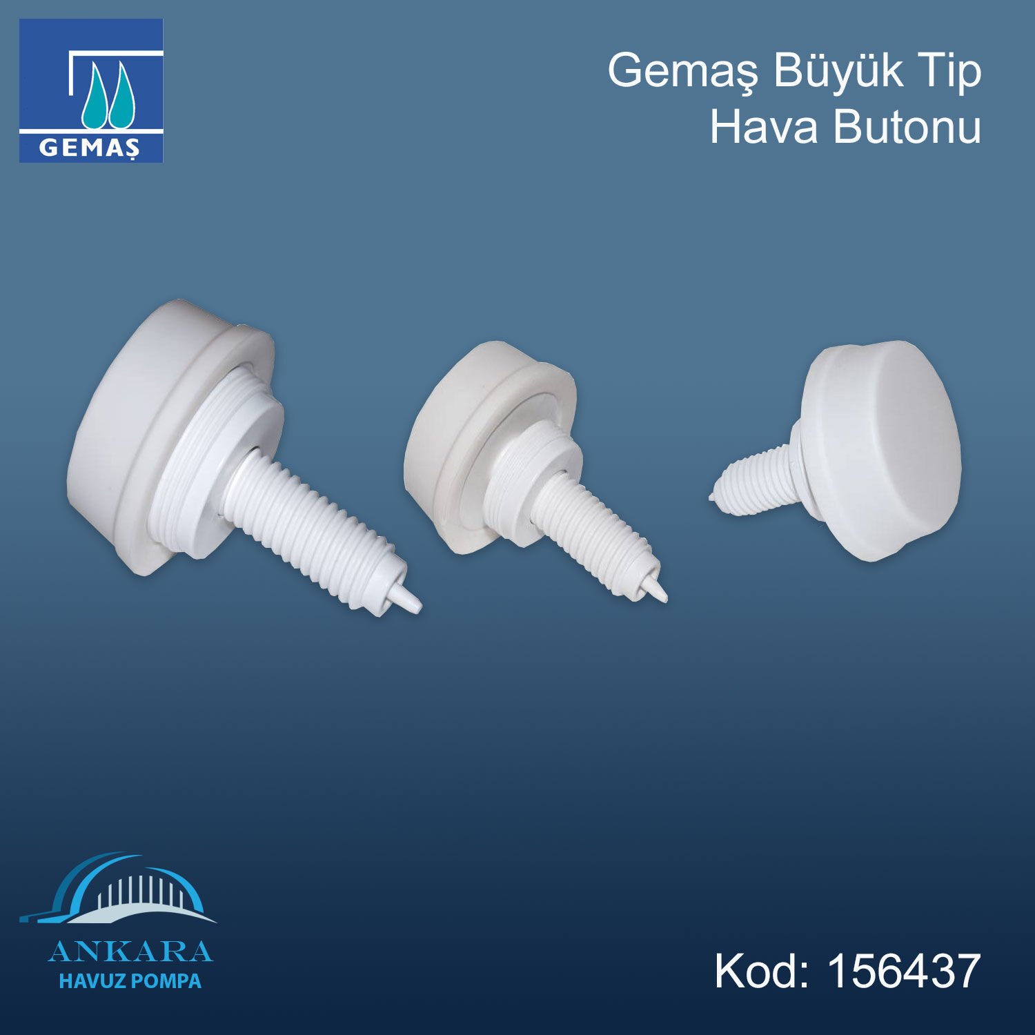 Gemaş Büyük Tip Hava Butonu