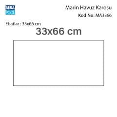 Marin (33x66 cm) Porselen Karo - m² 'si