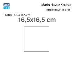 Marin (16,5x16,5 cm) Porselen Karo - m² 'si