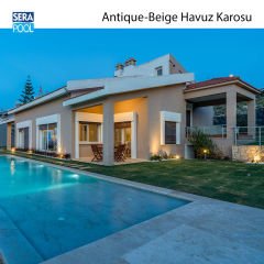 Antique Beige (33x33 cm) Porselen Karo - m² 'si